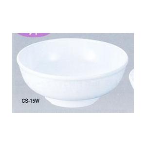 日本製 エンテック メラミン食器 CS-15W 胴張り丼（大）白 : ひかり
