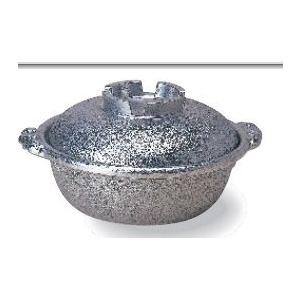 史上最も激安 アルミ　土鍋風鍋（白仕上）27cm　品番：30275　代引不可商品です。 土鍋