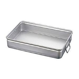 AKAO システムバット 特大サイズ 持ち手つき蓋つき 硬質アルミ製 2個