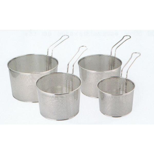 YUKIWA　パンチング　 ボイルバスケット/片手ハンドル　21cm　　品番：0925　3121