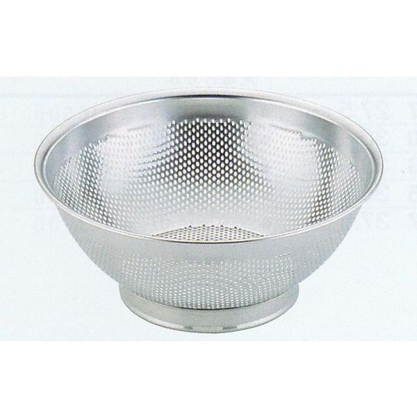 YUKIWA　パンチング　水切ザル　30cm　穴径2.2mm 品番：0990　4830