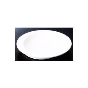 スリーラインメラミン食器 （自助食器）すくいやすい皿（アイボリー