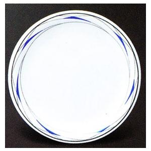 スリーラインメラミン食器 （フォルテ）22cm平皿220×22mm品番：MTF-176