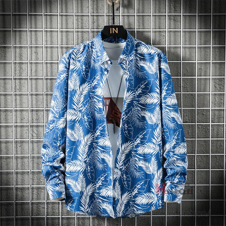 シャツ メンズ 長袖 アロハシャツ 花柄シャツ カジュアルシャツ シャツ メンズ 長袖 アロハシャツ 花柄シャツ カジュアルシャツ