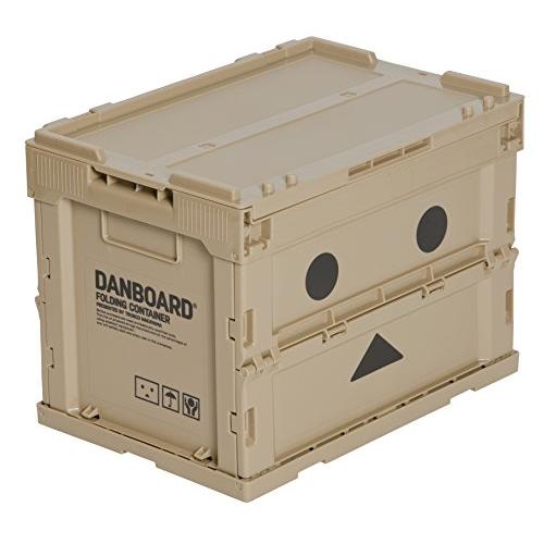 TRUSCO (トラスコ) ダンボー薄型 折りたたみコンテナ 20L フタ付ロック