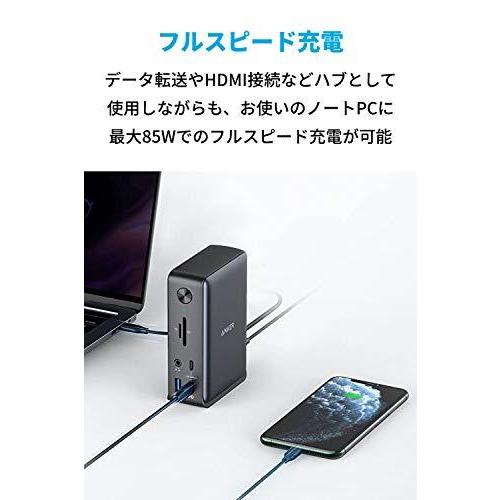 Anker ドッキングステーション 85W出力 4K対応 Anker PowerExpand 13-in-1 USB-C Dock ドッキングステーション