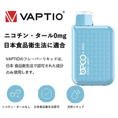 電子タバコ 使い捨て 使い回し6000回吸引可能, VAPTIO vape たばこ大容量水蒸気タバコ ノンニコチン(ミント)｜hikari-net｜03