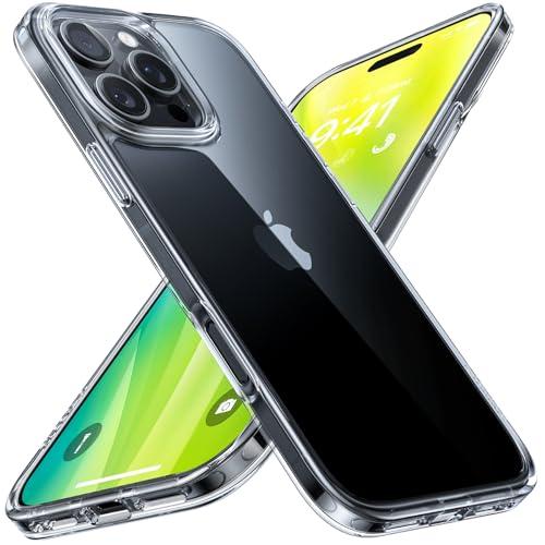TORRAS iPhone 16Pro 用 ケース【2024新型クリア・米軍耐衝撃】 透明 耐衝撃 黄変防止 衝撃吸収 指紋防止 ストラップホール付き | 