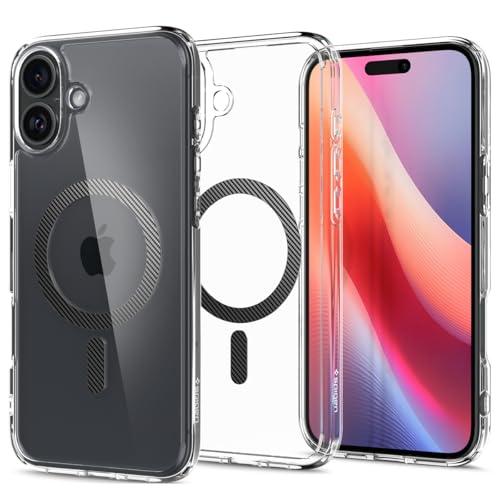 Spigen iPhone 16 ケース クリア MagSafe対応 耐衝撃 ストラップホール