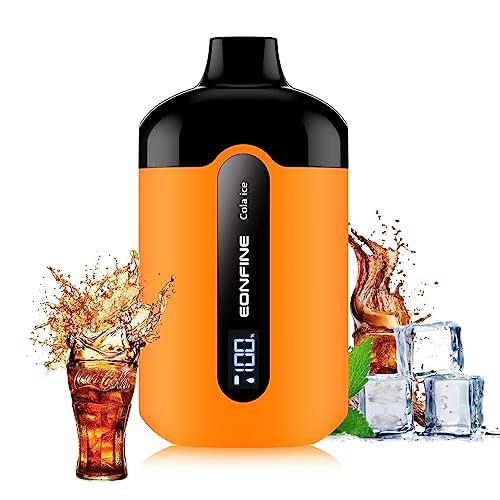 電子タバコ 使い捨て LEDスクリーン付き ベイプ 8500回吸引可能 vape 禁煙 持ち運び ニコチン無し電子タバコ 爆煙 水タバコ ニコチンター | 