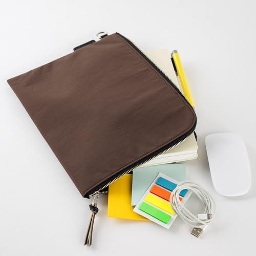 ほぼ日手帳 HON(A5)手帳カバー tragen フラットポーチ （ブラウン） 手帳アクセサリー |  | 03