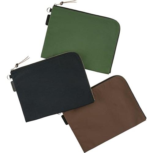 ほぼ日手帳 HON(A5)手帳カバー tragen フラットポーチ （ブラウン） 手帳アクセサリー |  | 04