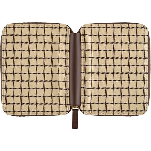 ほぼ日手帳 オリジナル(A6)手帳カバー タイト ジップ（カフェオレチェック） |  | 03