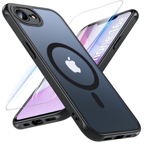 iPhone 16e ケース iPhone SE4 ケース 2025【MagSafe対応・ガラスフィルム付き】Hensinple アイフォン16e ケ | 