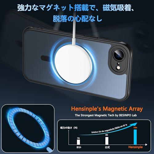 iPhone 16e ケース iPhone SE4 ケース 2025【MagSafe対応・ガラスフィルム付き】Hensinple アイフォン16e ケ |  | 02