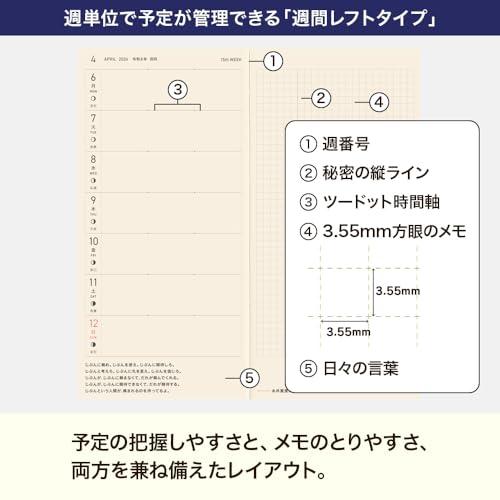 ほぼ日手帳 2026 weeks 英語版 たまごっち/みんなのたまごっち 1月始まり 週間手帳 週間レフト スリム縦長 |  | 05