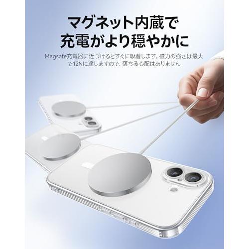 NIMASO iPhone 17 用 ケースクリア MagSafe対応 カメラコントロールボタン付き 黄変防止 耐衝撃 米軍MIL規格 SGS認証 い |  | 02