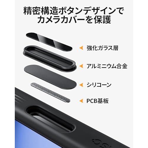 NIMASO iPhone 17 Pro ケース【米軍MIL規格 MagSafeアクセサリー対応 360°回転スタンド カメラコントロールカバー 横縦 |  | 04