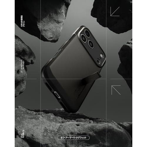 Spigen 【創業18年の技術力】 iPhone 17 Pro Max MagSafe対応 カメラコントロールボタン対応 スタンド付き マット 耐衝 |  | 02