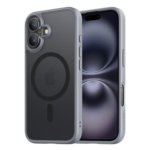 NIMASO iPhone16Plus用 ケース MagSafe対応 スマホケース マグセーフ対応 カバー 滑り止め マット仕上げ いPhone16P | 