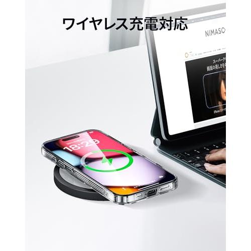 NIMASO iPhone16ProMax 用 クリア ケース 透明 ソフト スマホケース TPU素材 薄型 カバー 米軍MIL規格 衝撃吸収 カメラ |  | 03