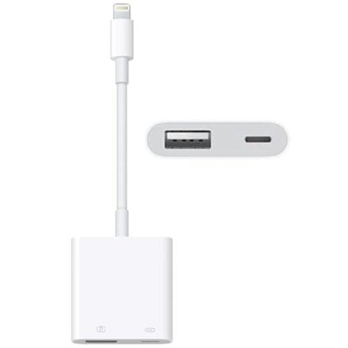 iphone usb 変換アダプタ lightning - USB3.0 カメラアダプタ 2-in-1 OTGアダプタ +ライトニング PD急速充電 | 