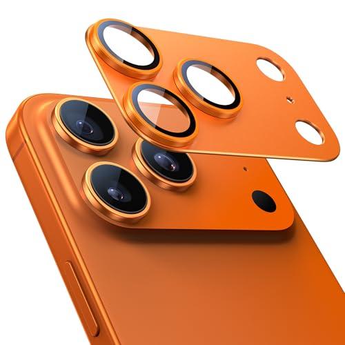 NIMASO カメラフィルム iPhone 17 Pro Max 対応 カメラ保護 アルミ合金フレーム+9H強化ガラス 全面保護 耐衝撃 超薄設計 黒 | 