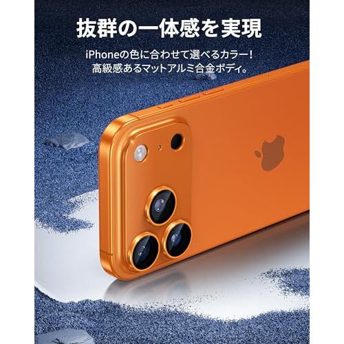 NIMASO カメラフィルム iPhone 17 Pro Max 対応 カメラ保護 アルミ合金フレーム+9H強化ガラス 全面保護 耐衝撃 超薄設計 黒 |  | 01