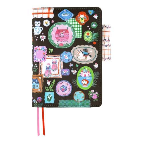 ほぼ日手帳 オリジナル(A6)手帳カバー 北岸由美/しろねこのテーブル