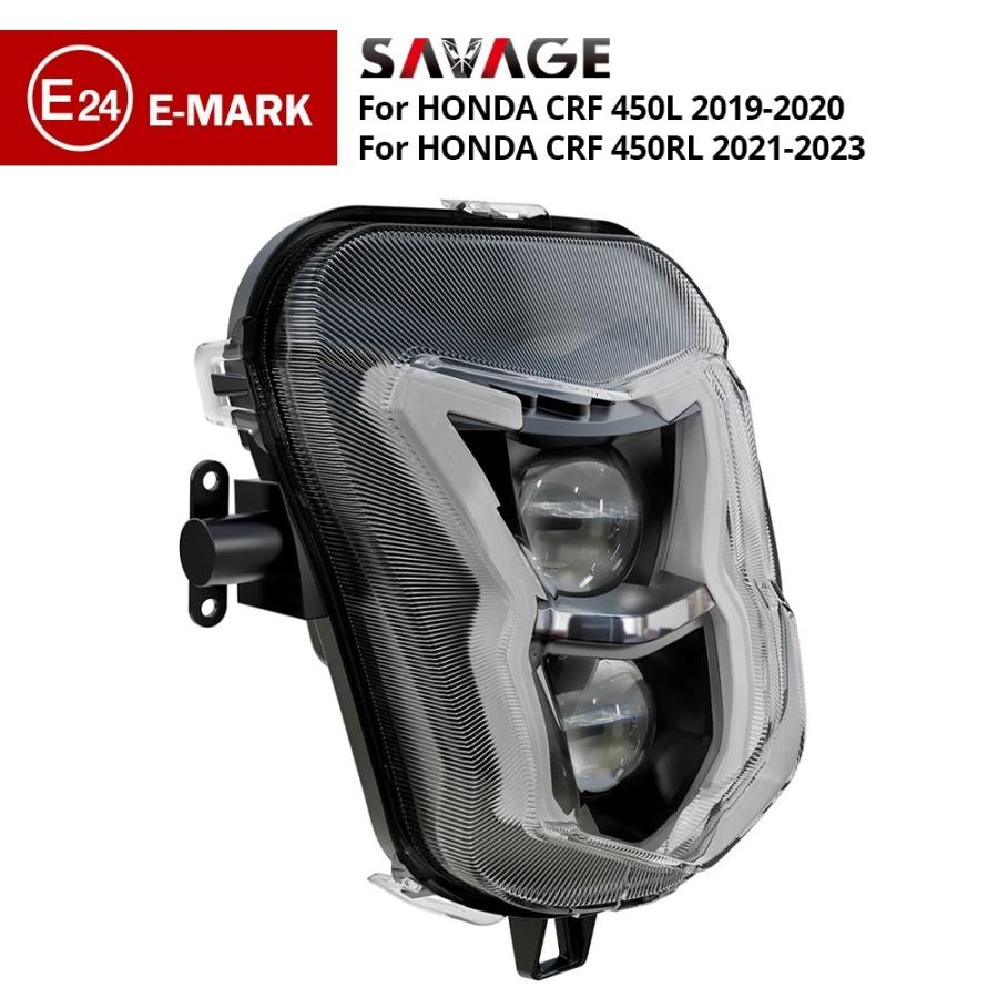LED ヘッドライト アセンブリ HONDA ホンダ CRF450L プラスチック アルミの画像