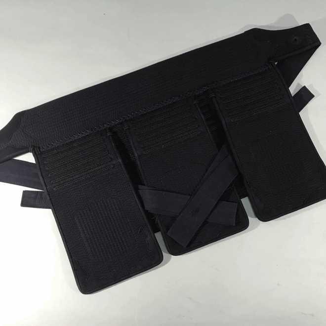 海外品 剣道具 新型防具「正」金印 MASA ヘリ紺鹿革仕立 本格派向け 【AAA1874789611】(66286円)