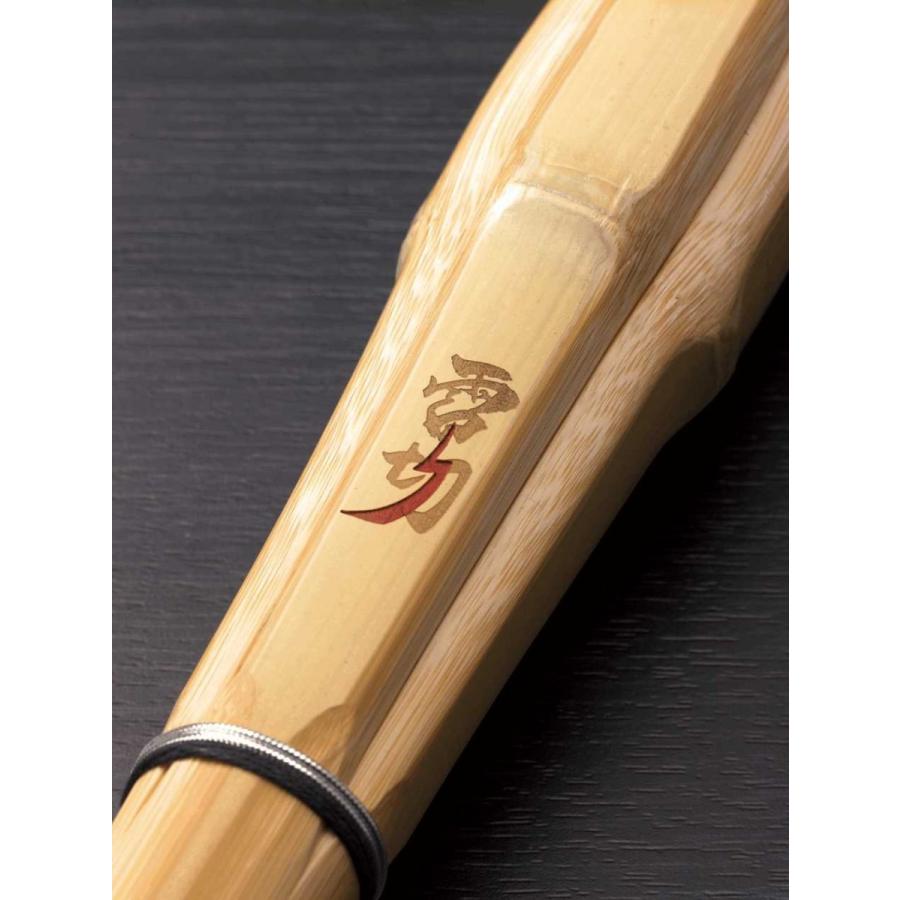剣道 竹刀 真竹胴張先細柄太 雷切 39男子 握り28mm 30mm : ひかり武