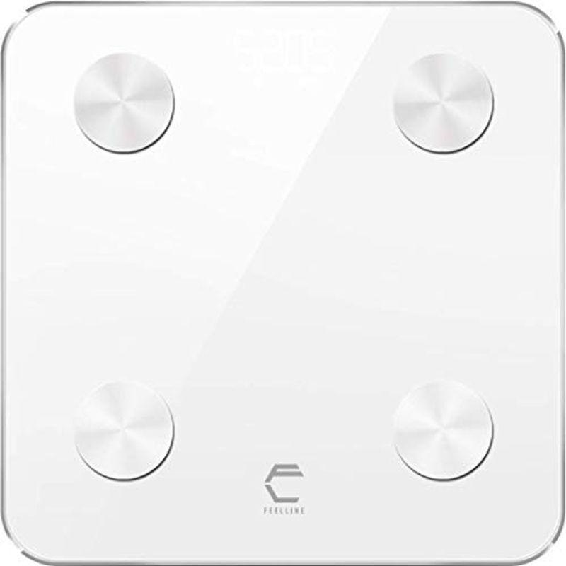 正規通販 Gh Scale01 家庭用特定計量器技術適合品 体組成計 体重計 スマホ連携 スマートスケール Feelline 体脂肪率 除脂 皮下脂肪 健康管理 計測計
