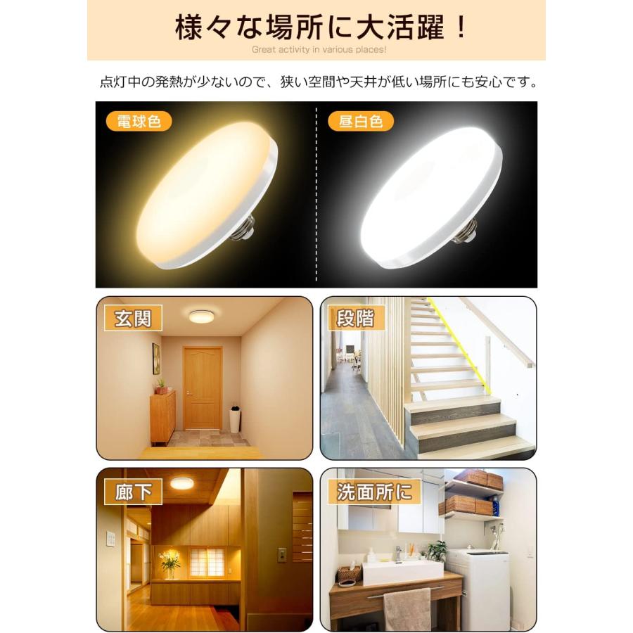 LED シーリングライト E26口金 LED電球 小型 天井照明 室内 玄関照明 6000K 4畳 15W 60W相当 1500lm 超薄型 トイレ/廊下/玄関/脱衣所/階段 昼白色｜hikarie2022-store｜08