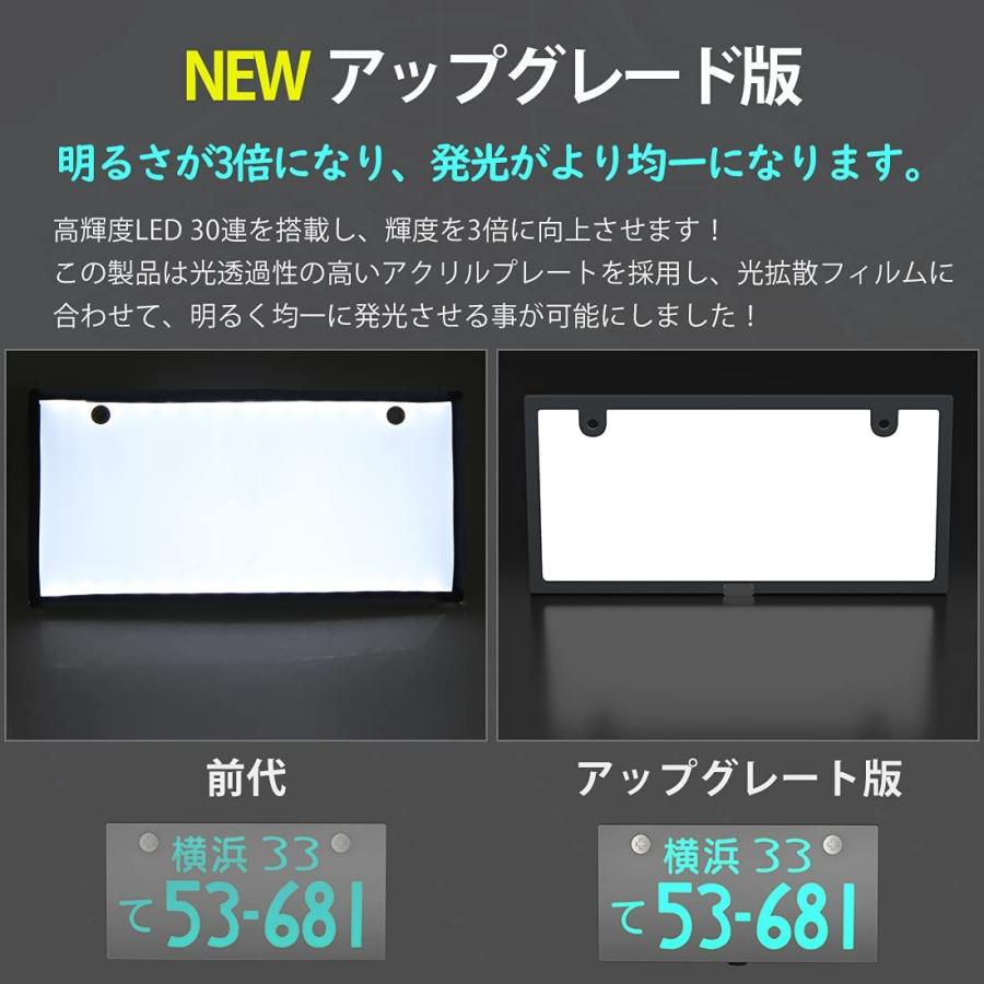 字光式LEDナンバープレートLED 電光式 ナンバー プレート IP67 字光式LEDナンバープレートLED 電光式 ナンバー プレート IP67