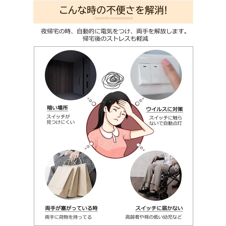 LEDセンサーライト 小型 人感センサー付 マイクロ波センサー LED LEDセンサーライト 小型 人感センサー付 マイクロ波センサー LED