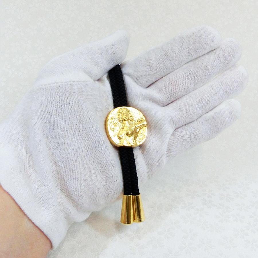 平和の女神｜北村西望：原型制作｜純金製ループタイ 造幣局刻印品