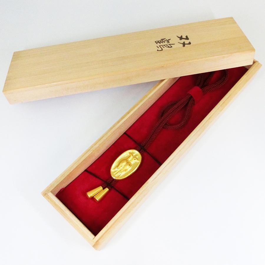 G-18 純銀刻印 ループタイ 帖佐美行 『双鶴』　装飾品　雑貨　美術品　工芸品 双鶴｜ループタイ 純金製 造幣局ホールマーク刻印品｜帖佐美行：原型