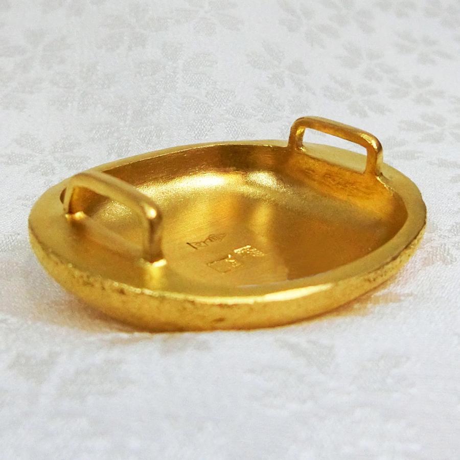 洋蘭｜帖佐美行：原型制作｜純金製帯留め 造幣局刻印品 : HIKARI