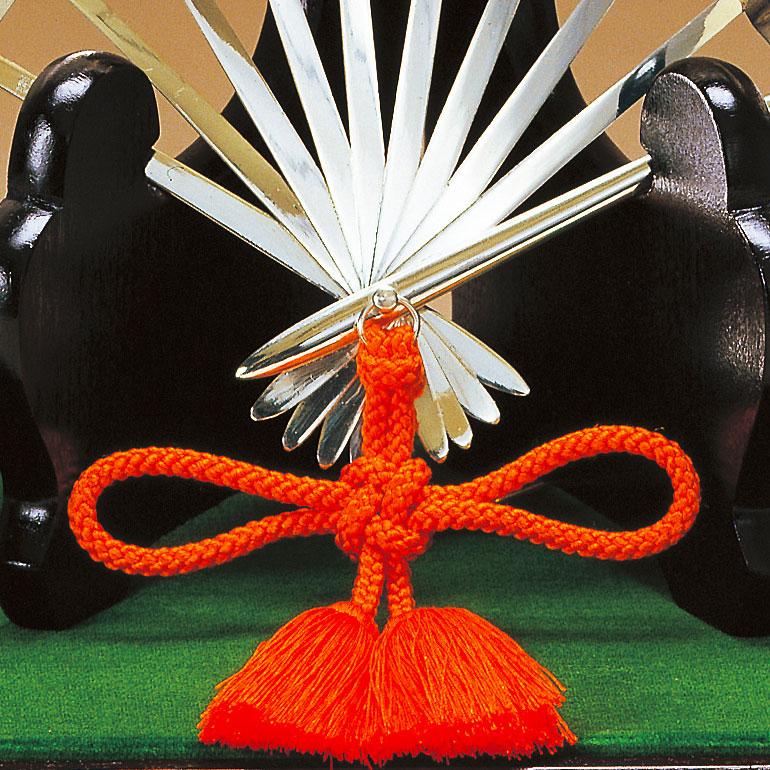 扇 松竹梅 8号｜純銀製置物/ガラスケース : HIKARI GALLERYヤフー店