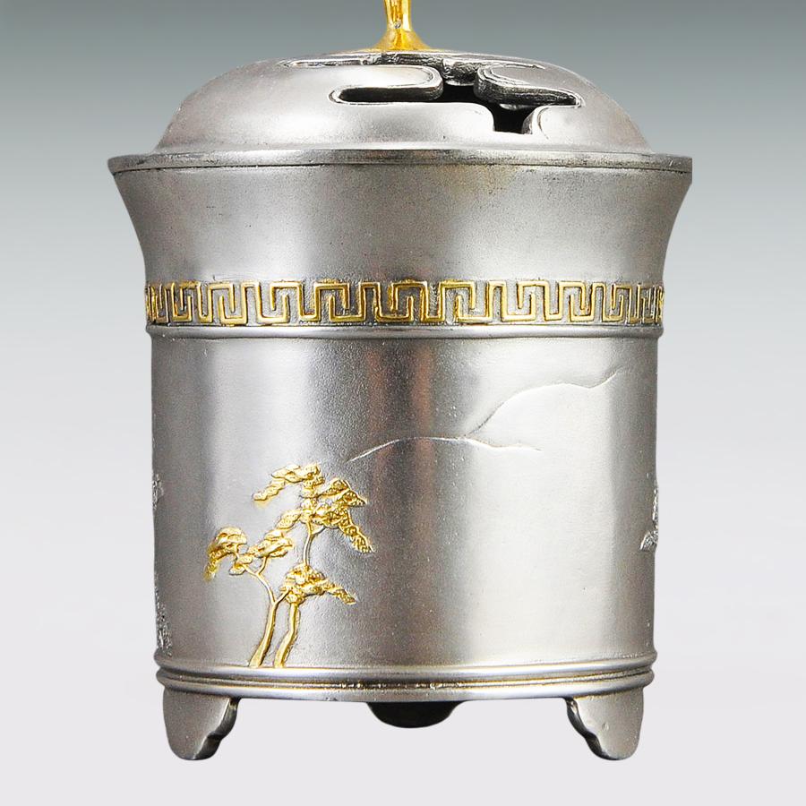 金閣寺風 金属製装飾品 鳳凰付き 金閣寺風 金属製装飾品 鳳凰付き
