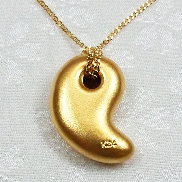 タイムセール！　ガメラ　勾玉　アクセサリー　ペンダント 勾玉 純金製ペンダント｜18金製チェーン : HIKARI GALLERYヤフー店