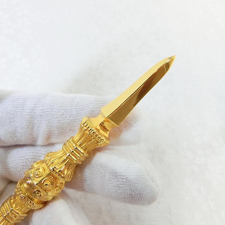 独鈷杵｜法具 銀製・金メッキ仕上げ : HIKARI GALLERYヤフー店 - 通販