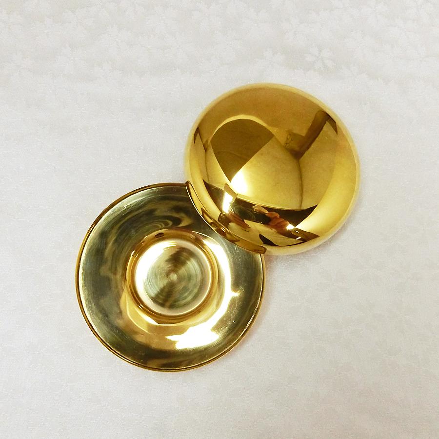 朱肉入れケース 無地仕様｜オーダーメイド 18金製 造幣局刻印品