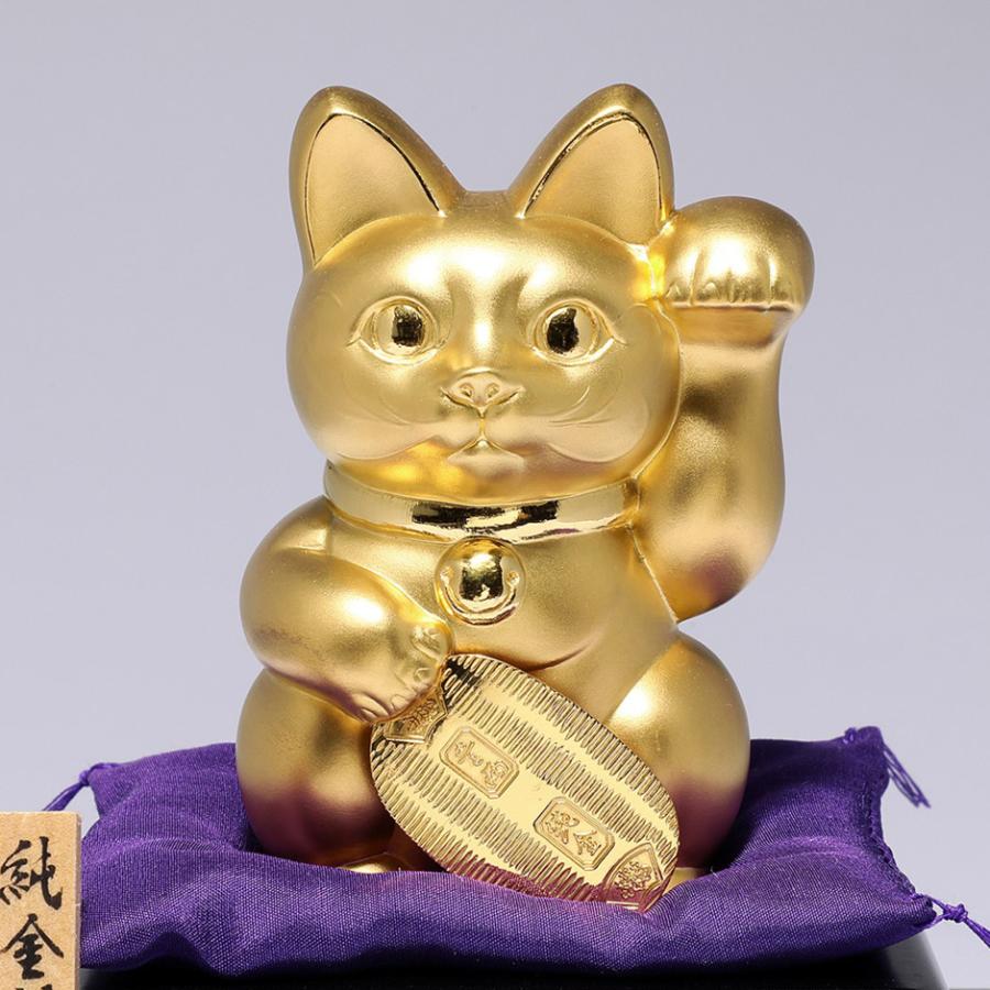 純金製置物 招き猫 Lサイズ｜hikarigallery｜02