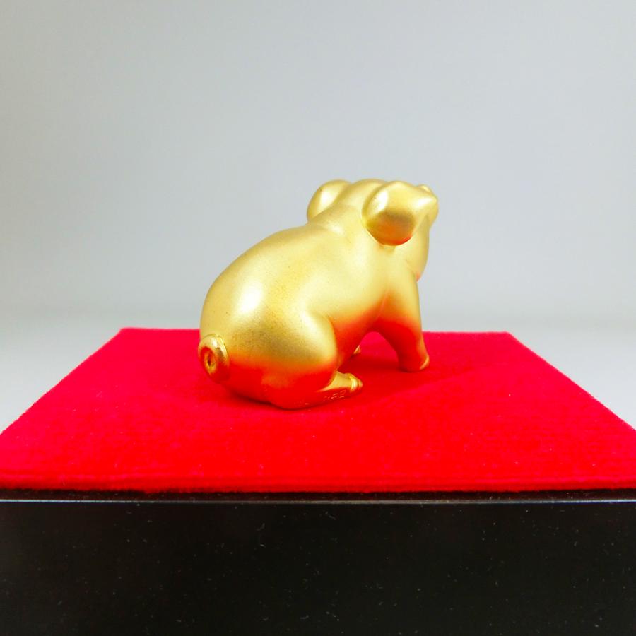 福ぶた Lサイズ｜置物 純金製 造幣局ホールマーク刻印品 : HIKARI