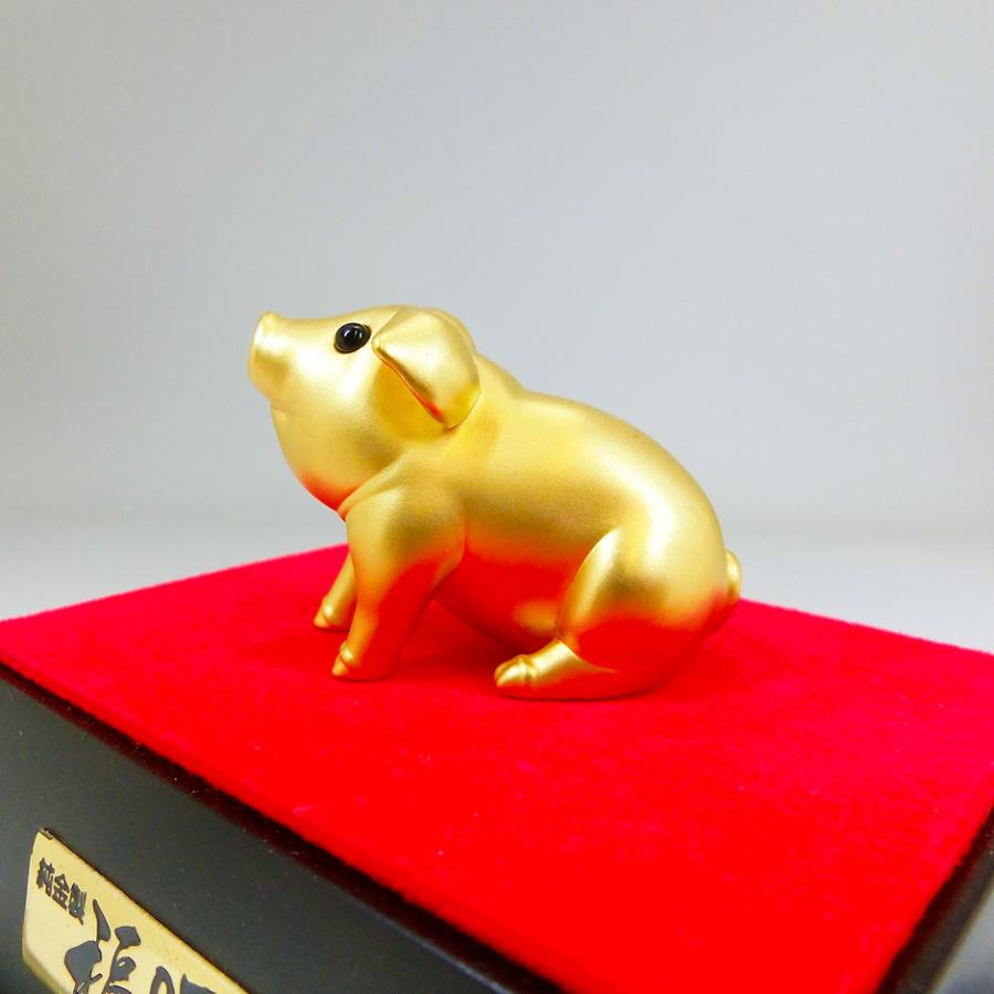 福ぶた Lサイズ｜純金製置物/ガラスケース 造幣局刻印品 : HIKARI