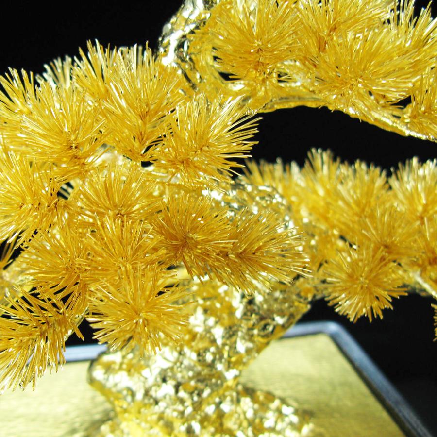 盆栽 松 7号｜純金製置物/ガラスケース : HIKARI GALLERYヤフー店