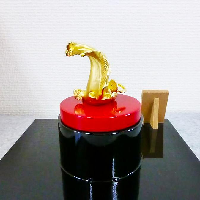 福なまず｜純金製置物/瓢箪ガラスケース : HIKARI GALLERYヤフー店