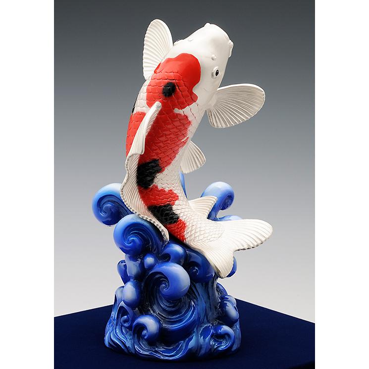 錦鯉の置物 ガラス製 錦鯉の置物 ガラス製 【公式通販】